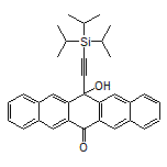 13-Hydroxy-13-[(triisopropylsilyl)ethynyl]pentacen-6(13H)-one