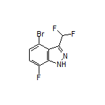 4-Bromo-3-(difluoromethyl)-7-fluoro-1H-indazole