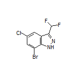 7-Bromo-5-chloro-3-(difluoromethyl)-1H-indazole