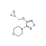 (S)-4-[4-(Oxiran-2-ylmethoxy)-1,2,5-thiadiazol-3-yl]morpholine