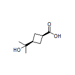 cis-3-(2-Hydroxypropan-2-yl)cyclobutanecarboxylic Acid