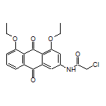 2-Chloro-N-(4,5-diethoxy-9,10-dioxo-9,10-dihydroanthracen-2-yl)acetamide
