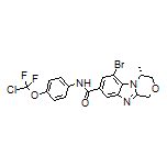 (R)-6-Bromo-N-[4-(chlorodifluoromethoxy)phenyl]-4-methyl-3,4-dihydro-1H-benzo[4,5]imidazo[2,1-c][1,4]oxazine-8-carboxamide
