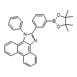 3-(1-Phenyl-1H-phenanthro[9,10-d]imidazol-2-yl)phenylboronic Acid Pinacol Ester