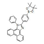 4-(1-Phenyl-1H-phenanthro[9,10-d]imidazol-2-yl)phenylboronic Acid Pinacol Ester