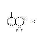 4,4-Difluoro-8-methyl-1,2,3,4-tetrahydroisoquinoline Hydrochloride