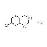 6-Chloro-4,4-difluoro-1,2,3,4-tetrahydroisoquinoline Hydrochloride