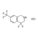 4,4-Difluoro-7-(trifluoromethyl)-1,2,3,4-tetrahydroisoquinoline Hydrochloride