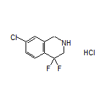7-Chloro-4,4-difluoro-1,2,3,4-tetrahydroisoquinoline Hydrochloride