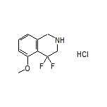 4,4-Difluoro-5-methoxy-1,2,3,4-tetrahydroisoquinoline Hydrochloride