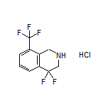 4,4-Difluoro-8-(trifluoromethyl)-1,2,3,4-tetrahydroisoquinoline Hydrochloride