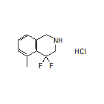 4,4-Difluoro-5-methyl-1,2,3,4-tetrahydroisoquinoline Hydrochloride