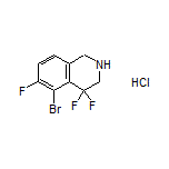 5-Bromo-4,4,6-trifluoro-1,2,3,4-tetrahydroisoquinoline Hydrochloride