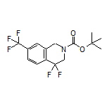 2-Boc-4,4-difluoro-7-(trifluoromethyl)-1,2,3,4-tetrahydroisoquinoline