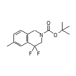 2-Boc-4,4-difluoro-6-methyl-1,2,3,4-tetrahydroisoquinoline