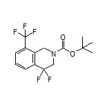 2-Boc-4,4-difluoro-8-(trifluoromethyl)-1,2,3,4-tetrahydroisoquinoline