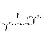 (E)-2-Cyano-3-(4-methoxyphenyl)allyl Acetate