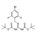 1,3-Bis(Boc)-2-(4-bromo-2,6-difluorobenzyl)guanidine