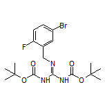 1,3-Bis(Boc)-2-(5-bromo-2-fluorobenzyl)guanidine