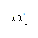 5-Bromo-4-cyclopropyl-2-methylpyridine