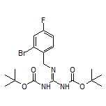 1,3-Bis(Boc)-2-(2-bromo-4-fluorobenzyl)guanidine