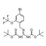 1,3-Bis(Boc)-2-[4-bromo-2-(trifluoromethoxy)benzyl]guanidine