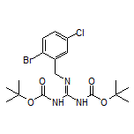 1,3-Bis(Boc)-2-(2-bromo-5-chlorobenzyl)guanidine