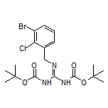 1,3-Bis(Boc)-2-(3-bromo-2-chlorobenzyl)guanidine