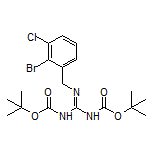 1,3-Bis(Boc)-2-(2-bromo-3-chlorobenzyl)guanidine