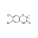 6-Bromo-7-chloro-2,2-dimethyl-2H-benzo[b][1,4]oxazin-3(4H)-one