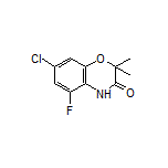 7-Chloro-5-fluoro-2,2-dimethyl-2H-benzo[b][1,4]oxazin-3(4H)-one