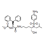 Methyl [(S)-1-[[(S)-5-(4-Amino-N-isobutylphenylsulfonamido)-6-hydroxyhexyl]amino]-1-oxo-3,3-diphenylpropan-2-yl]carbamate