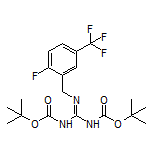 1,3-Bis(Boc)-2-[2-fluoro-5-(trifluoromethyl)benzyl]guanidine