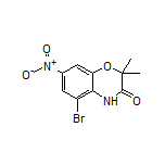 5-Bromo-2,2-dimethyl-7-nitro-2H-benzo[b][1,4]oxazin-3(4H)-one