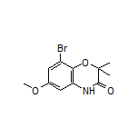 8-Bromo-6-methoxy-2,2-dimethyl-2H-benzo[b][1,4]oxazin-3(4H)-one
