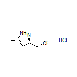 3-(Chloromethyl)-5-methyl-1H-pyrazole Hydrochloride