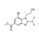 Methyl (R)-7-Bromo-2-(difluoromethyl)-1-(1-hydroxypropan-2-yl)-1H-benzo[d]imidazole-5-carboxylate