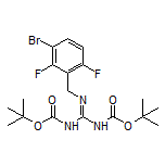 1,3-Bis(Boc)-2-(3-bromo-2,6-difluorobenzyl)guanidine