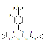 1,3-Bis(Boc)-2-[3-fluoro-4-(trifluoromethyl)benzyl]guanidine