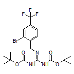 1,3-Bis(Boc)-2-[2-bromo-4-(trifluoromethyl)benzyl]guanidine