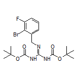 1,3-Bis(Boc)-2-(2-bromo-3-fluorobenzyl)guanidine