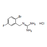 2-(2-Bromo-5-fluorobenzyl)guanidine Hydrochloride