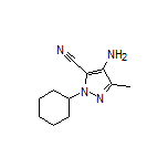4-Amino-1-cyclohexyl-3-methyl-1H-pyrazole-5-carbonitrile