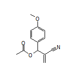 2-Cyano-1-(4-methoxyphenyl)allyl Acetate