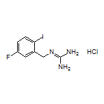 2-(5-Fluoro-2-iodobenzyl)guanidine Hydrochloride