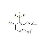 7-Bromo-2,2-dimethyl-8-(trifluoromethyl)-3,4-dihydro-2H-benzo[b][1,4]oxazine