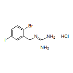 2-(2-Bromo-5-iodobenzyl)guanidine Hydrochloride