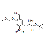 tert-Butyl (S)-2-Amino-3-[5-(hydroxymethyl)-4-(methoxymethoxy)-2-nitrophenyl]propanoate