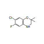 7-Chloro-6-fluoro-2,2-dimethyl-3,4-dihydro-2H-benzo[b][1,4]oxazine