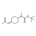 1-[4-[Boc(methyl)amino]cyclohexylidene]-2-propanone